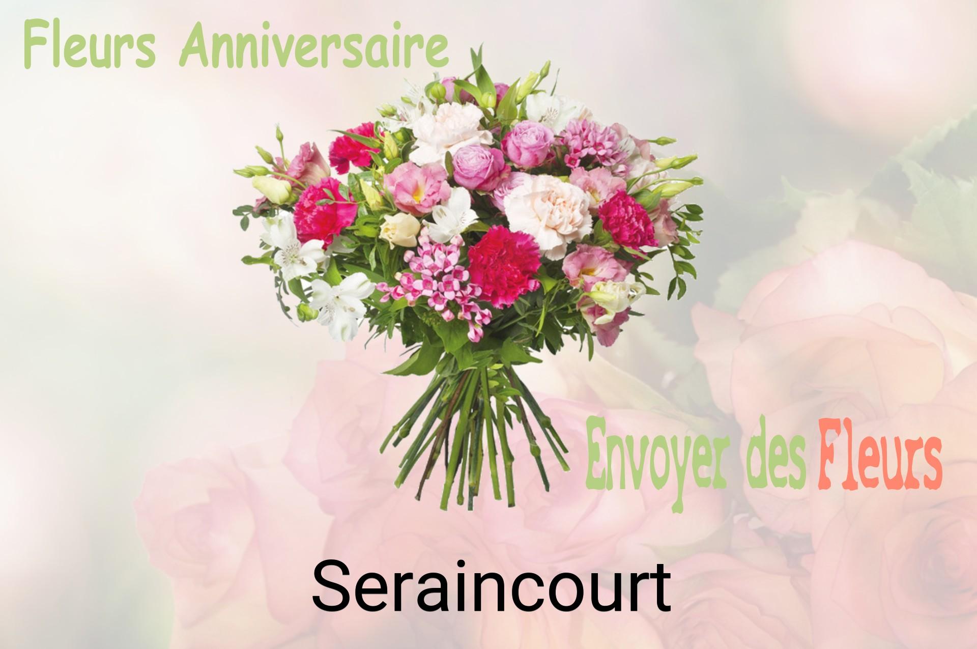 Bouquet de fleurs d’anniversaire livré à Seraincourt